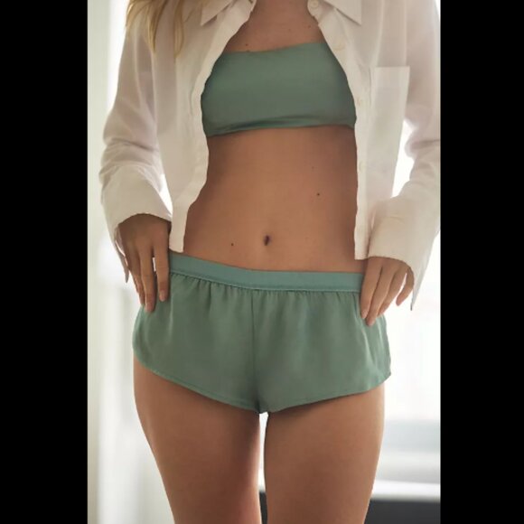 Brand New By Anthropologie Micro Sleep Shorts - Picture 1 of 5